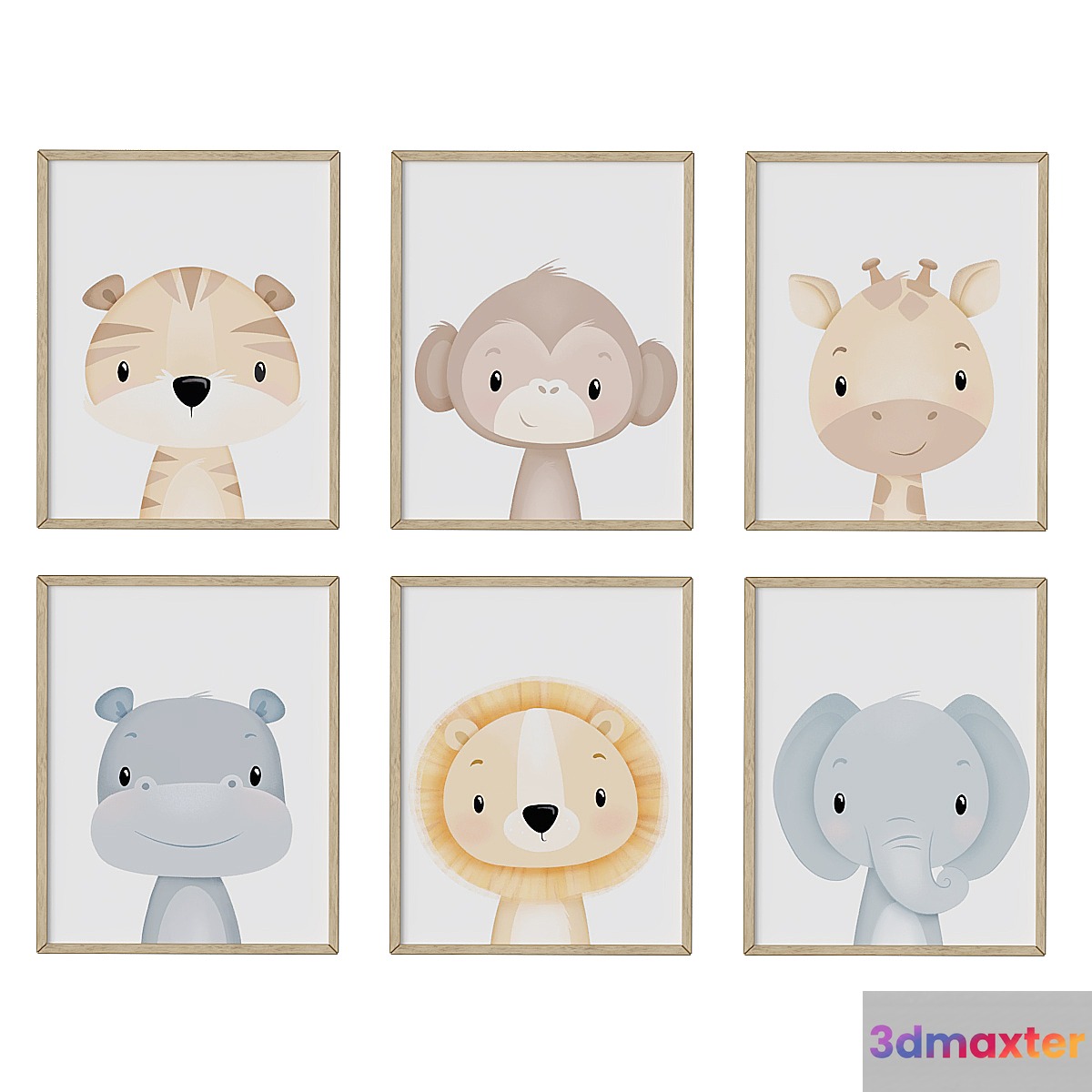 wall art Set of nursery 03