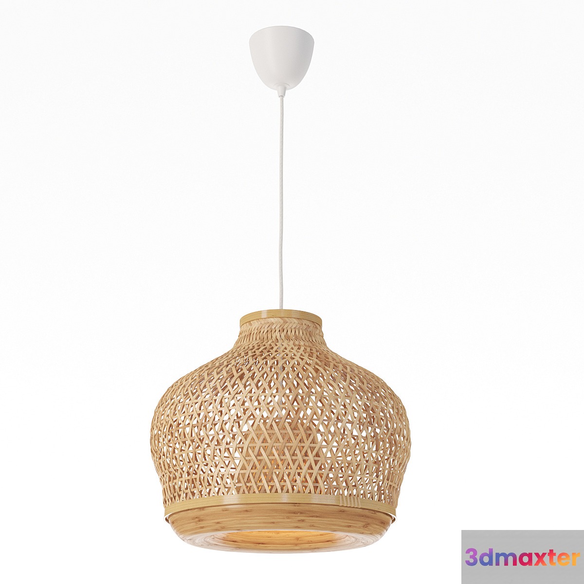 IKEA MISTERGULT Pendant lamp made of bamboo 3D Max