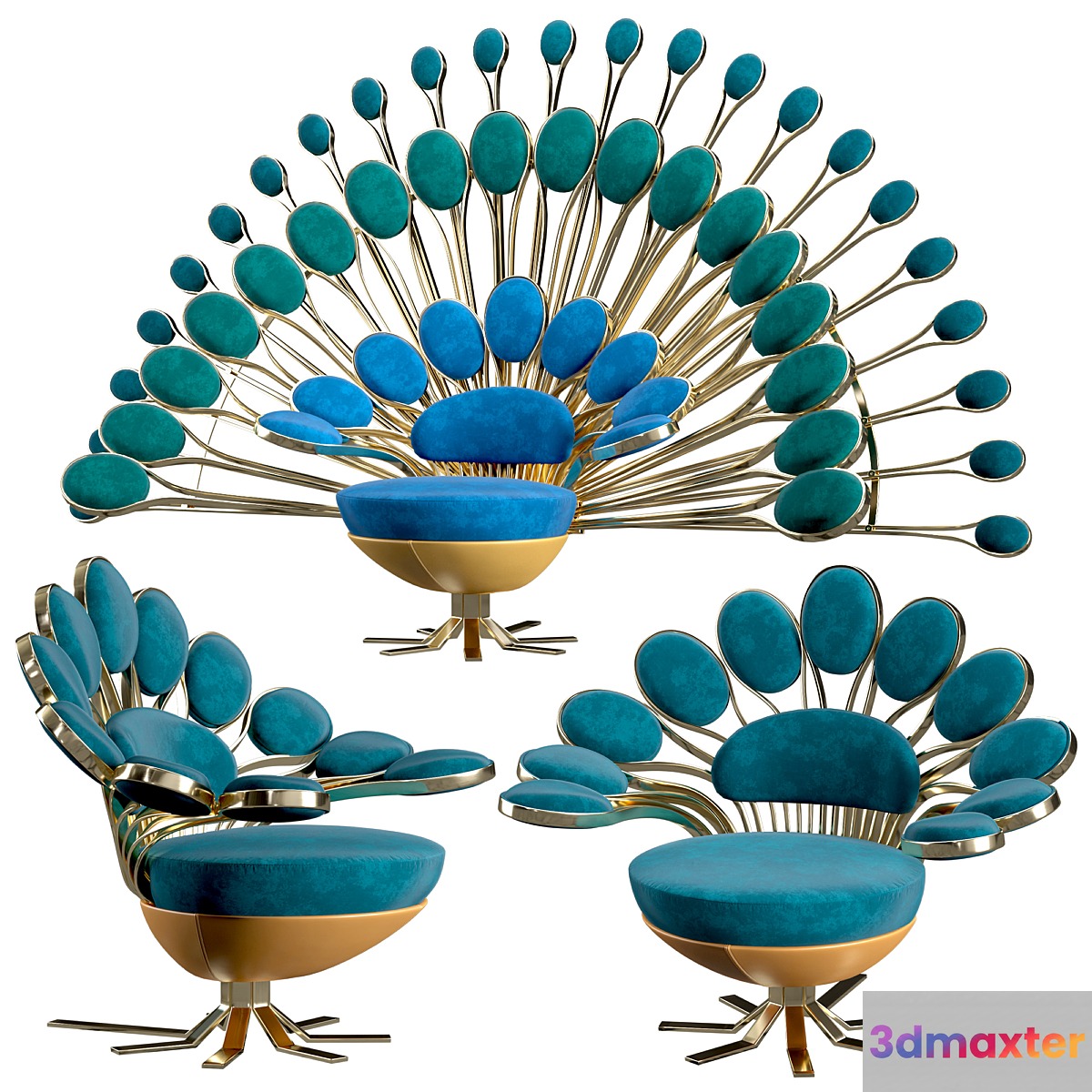 Visionnaire Pavone Throne