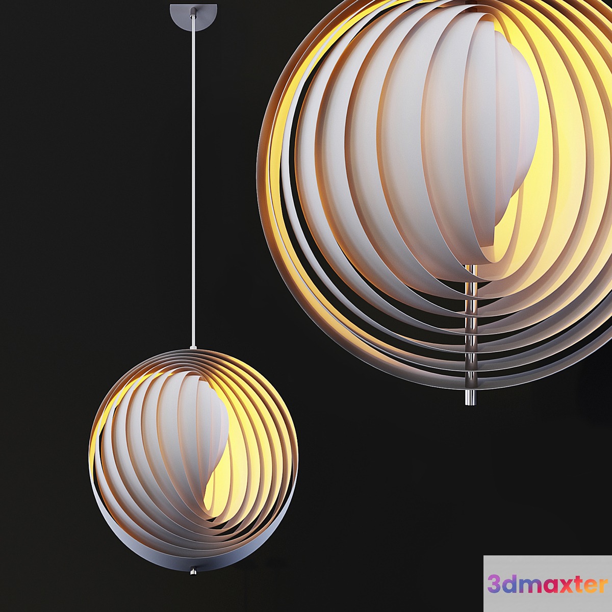 Pendant lamp Ursula by cosmorelax 3D Max