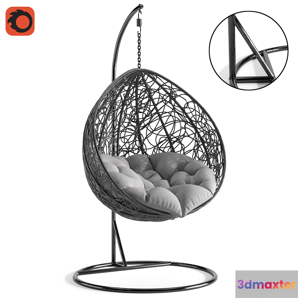 Hanging chair 3D Max