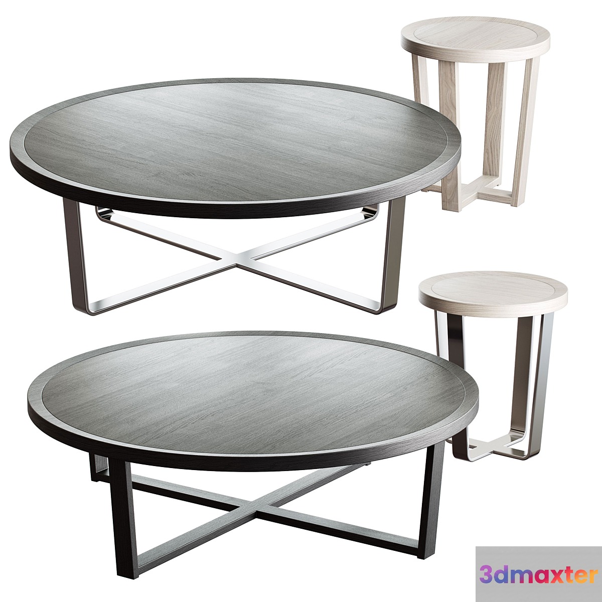 Set of coffee tables factory Vibieffe 1
