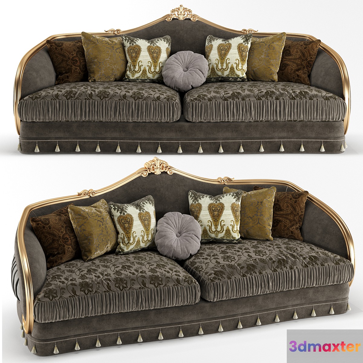 sofa handmade 3D Max