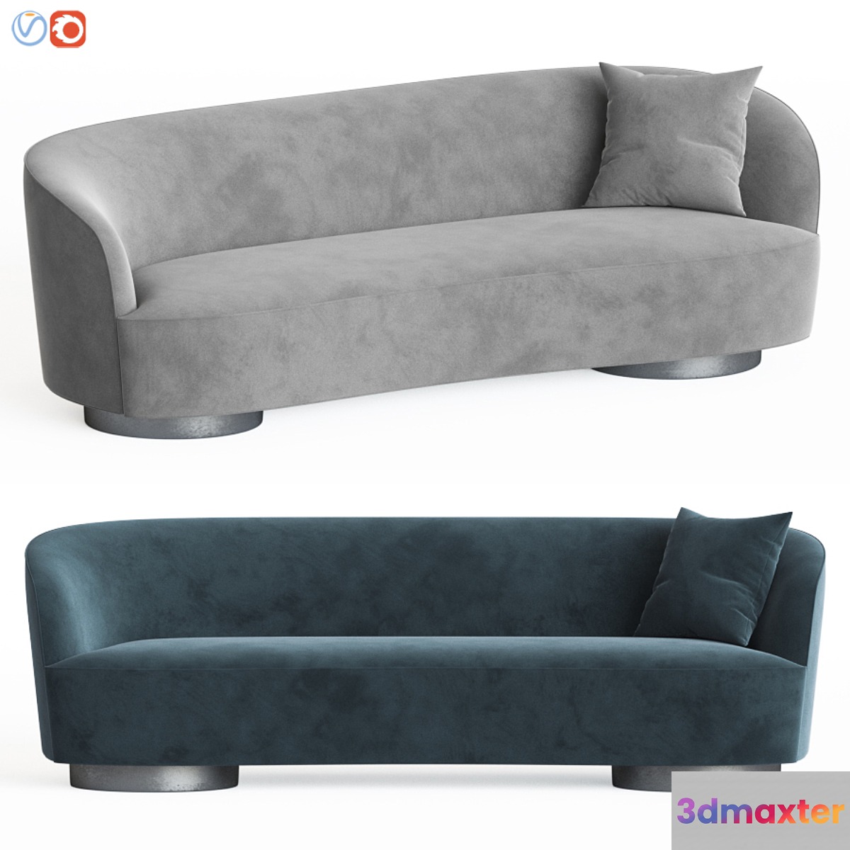 New Moon Sofa Vladimirkagan 3D Max