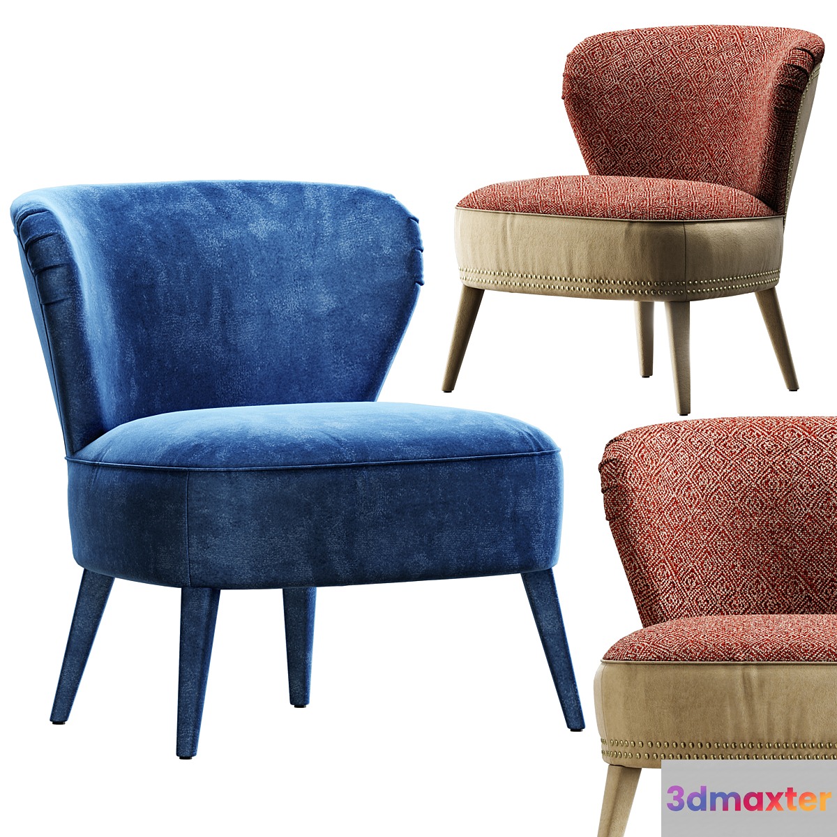 Armchair Black Tie Cloe