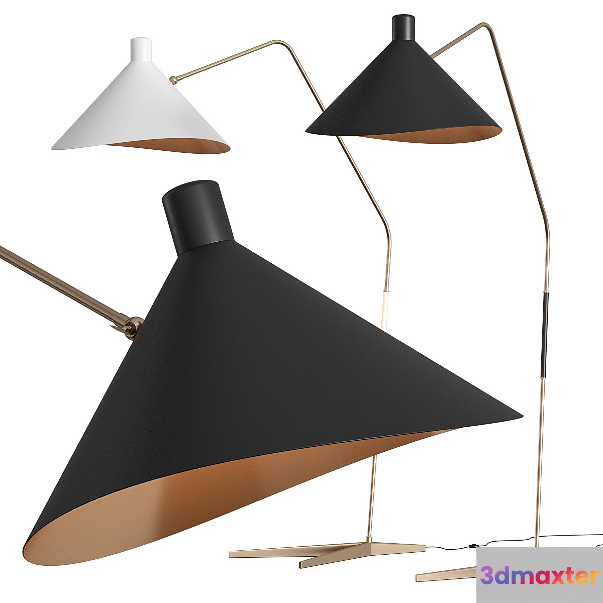 Aerin Mayotte Grande Arc Floor Lamps