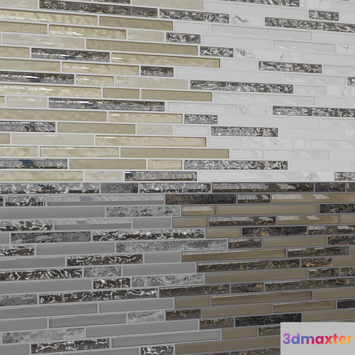 Mosaic PORCELANOSA L'antic Colonial Eternity 3D Max