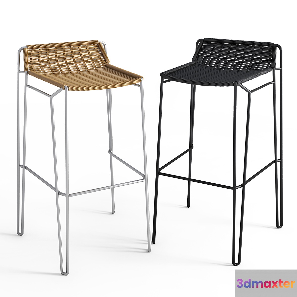 Bar stool penelope 3D Max