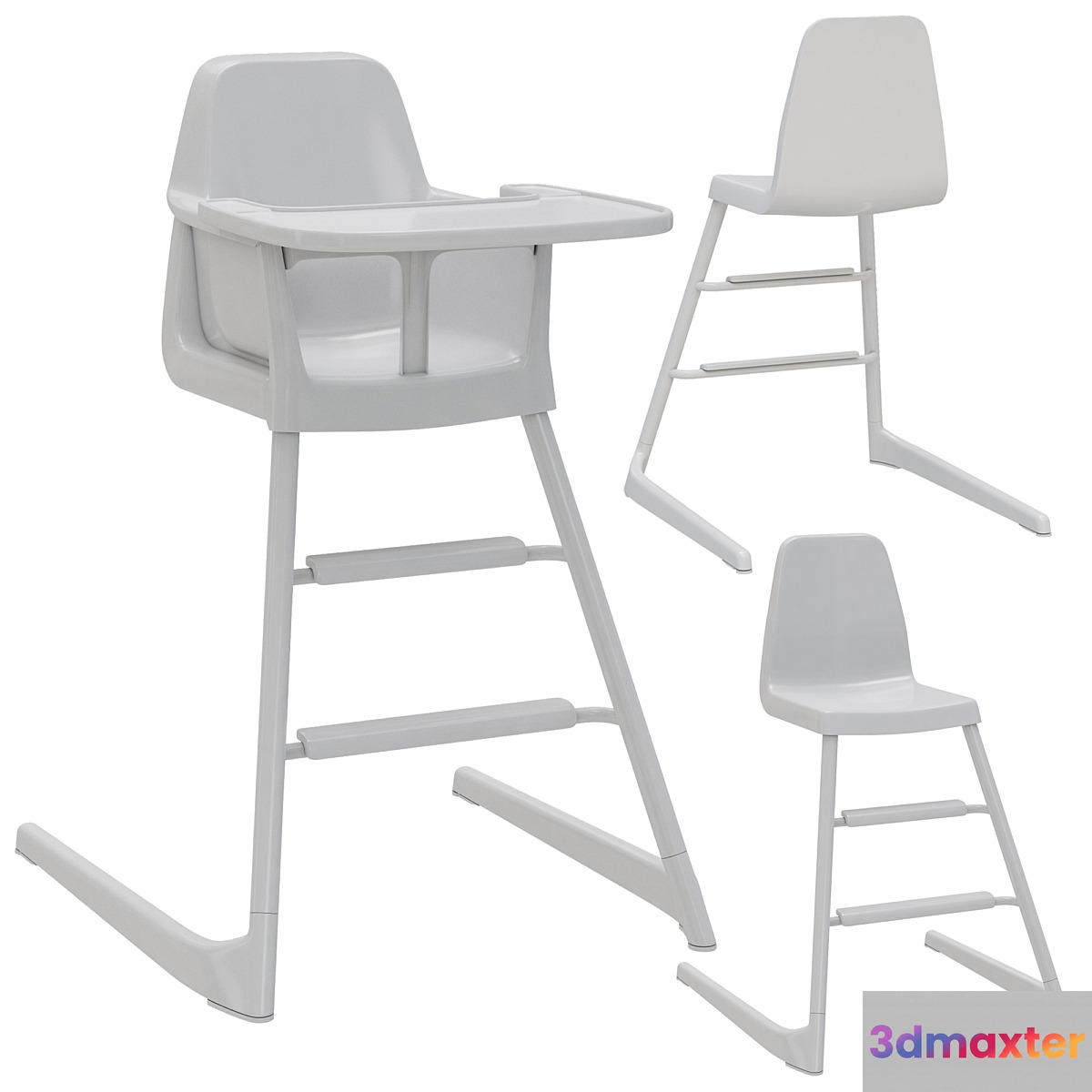 Ikea LANGUR kids chair 3D Max