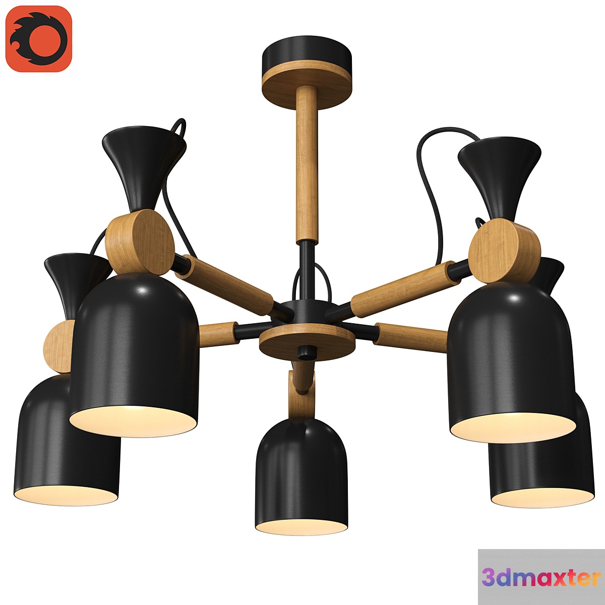 Chandelier 60055 Monte Collection by NB Light 3D Max
