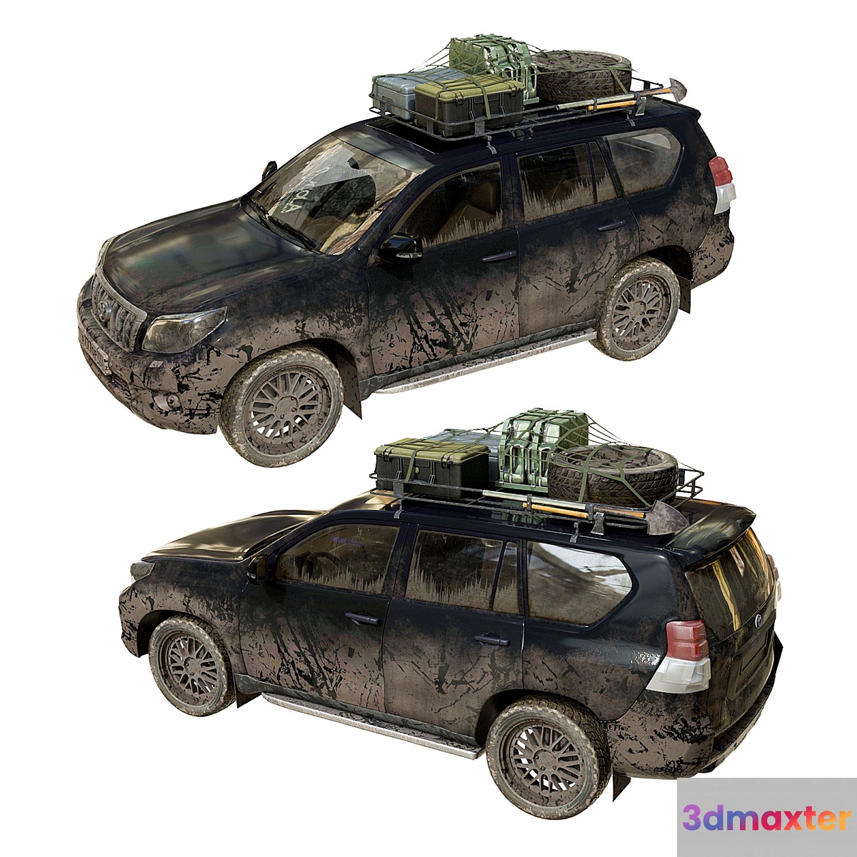 Toyota Land Cruiser Prado 3D Max