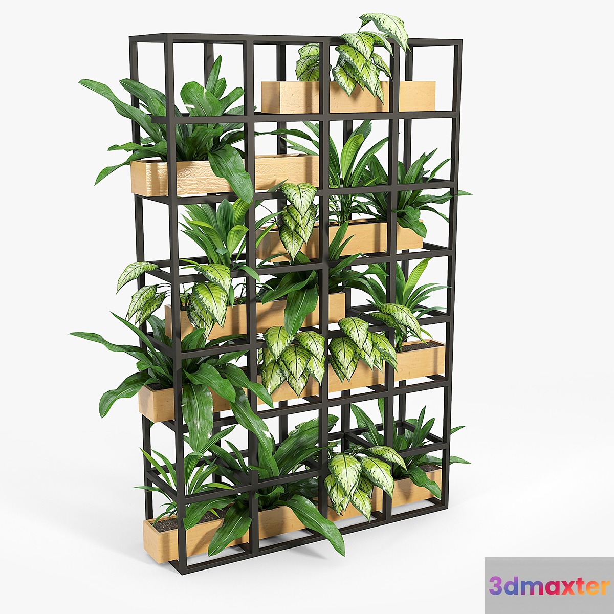 metal shelving in the interior 2