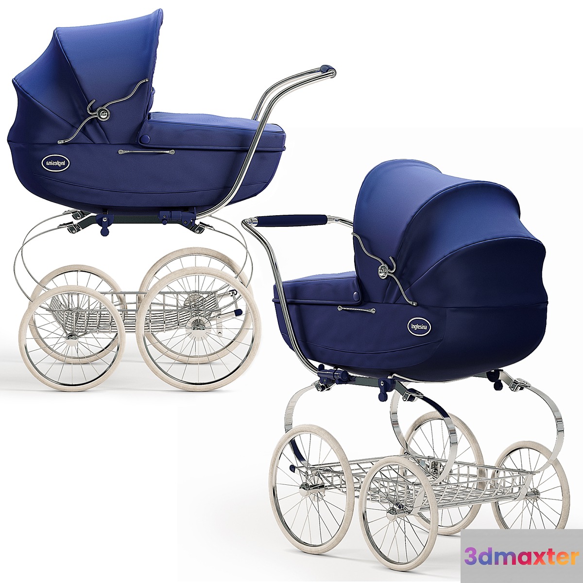 Inglesina Classica Pram in Navy