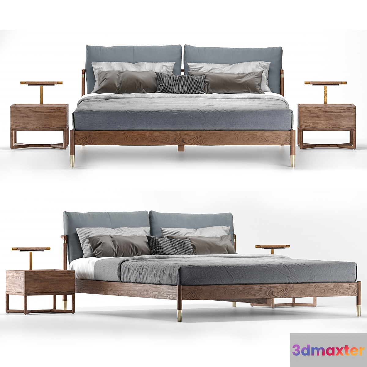 Scandinavian style bed