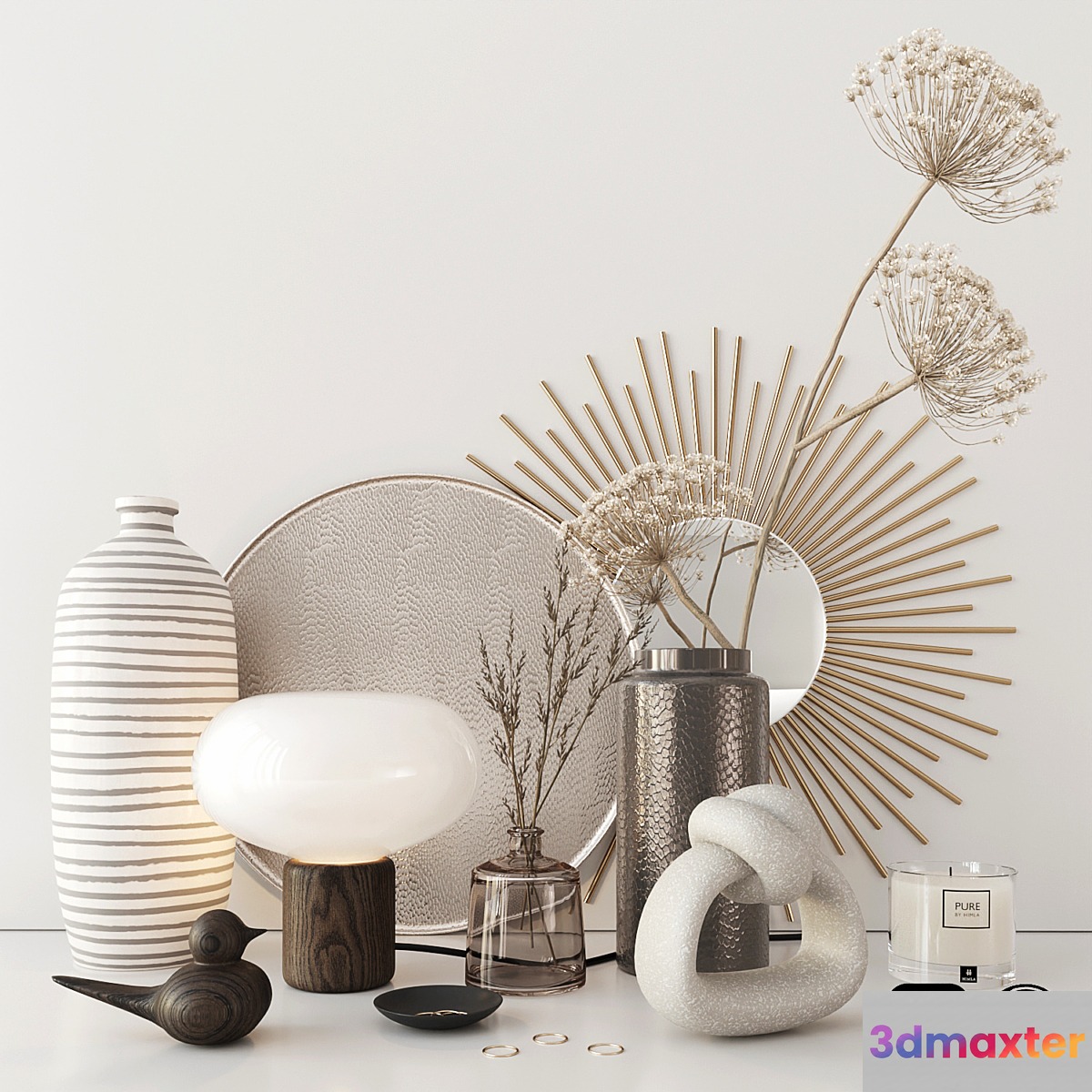 Set with heracleum - No.3