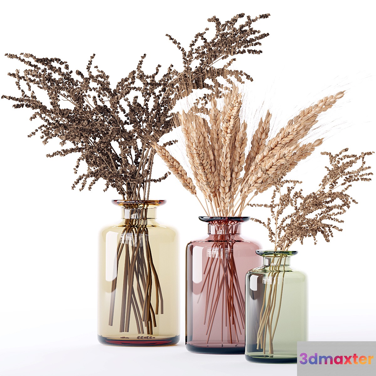 Bouquet of flowers in a vase 47 3D Max