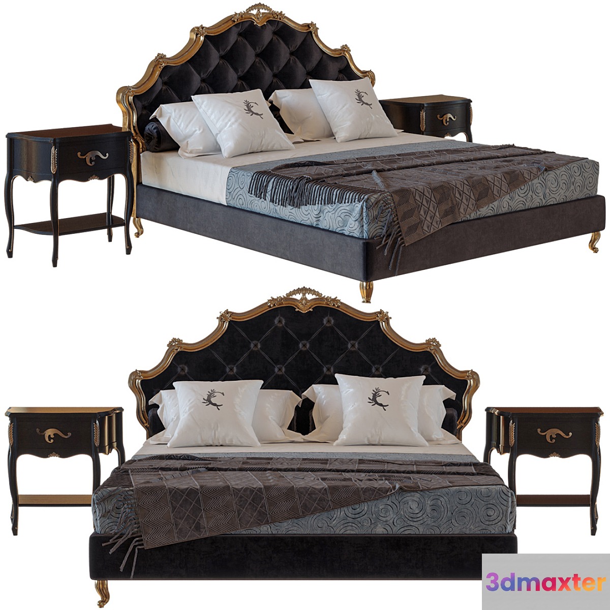 Bed - Sissi capitonne - Cantori