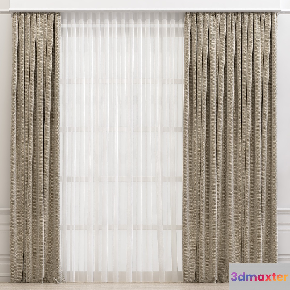 Curtain 641 3D Max