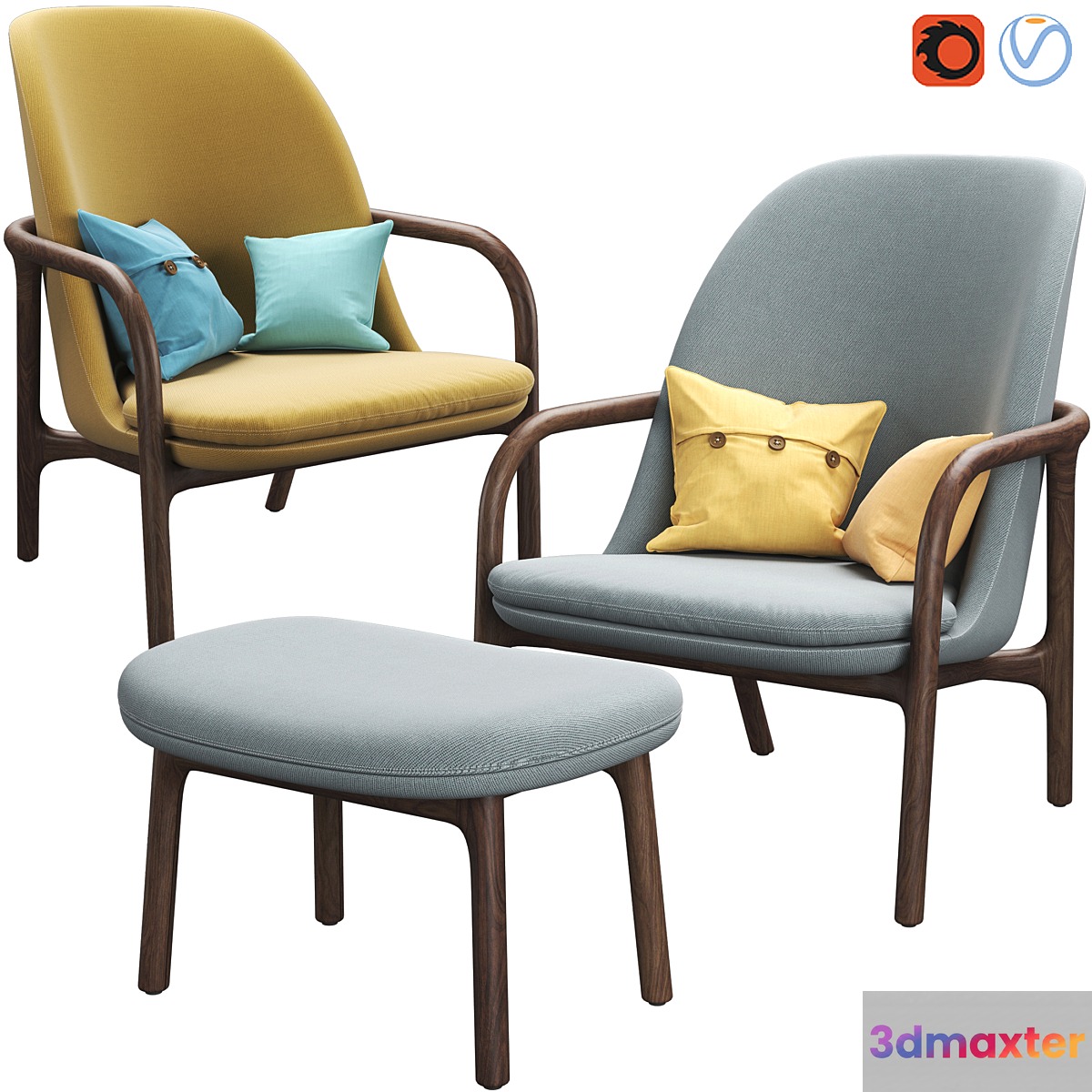 Neva Easy Chair High-Back By Artisan