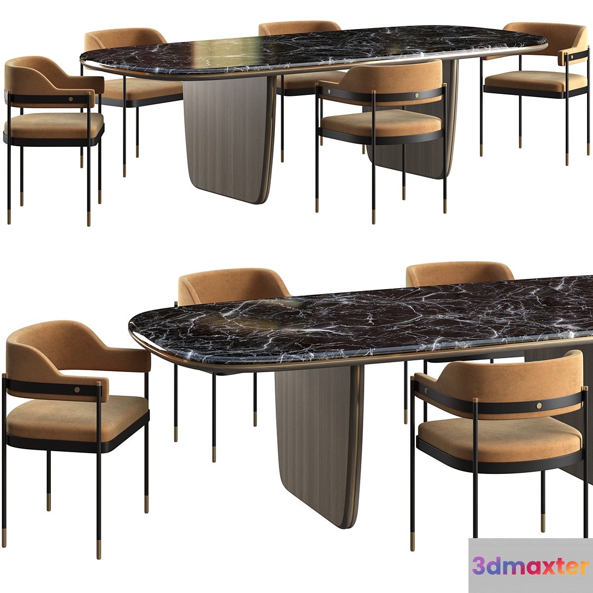 Dining table Laskasas Jeane + chair Laskasas Dale