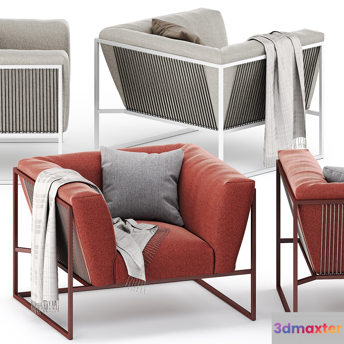 ARPA ARMCHAIR by Mdf Italia 3D Max