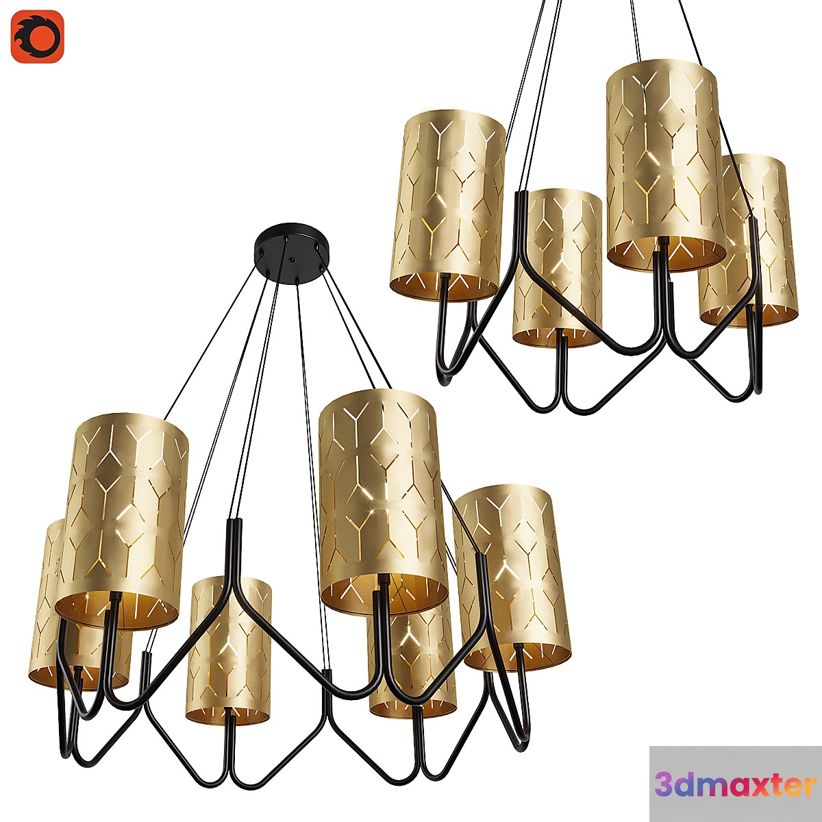 Chandelier Lumien Hall Nereus 4001