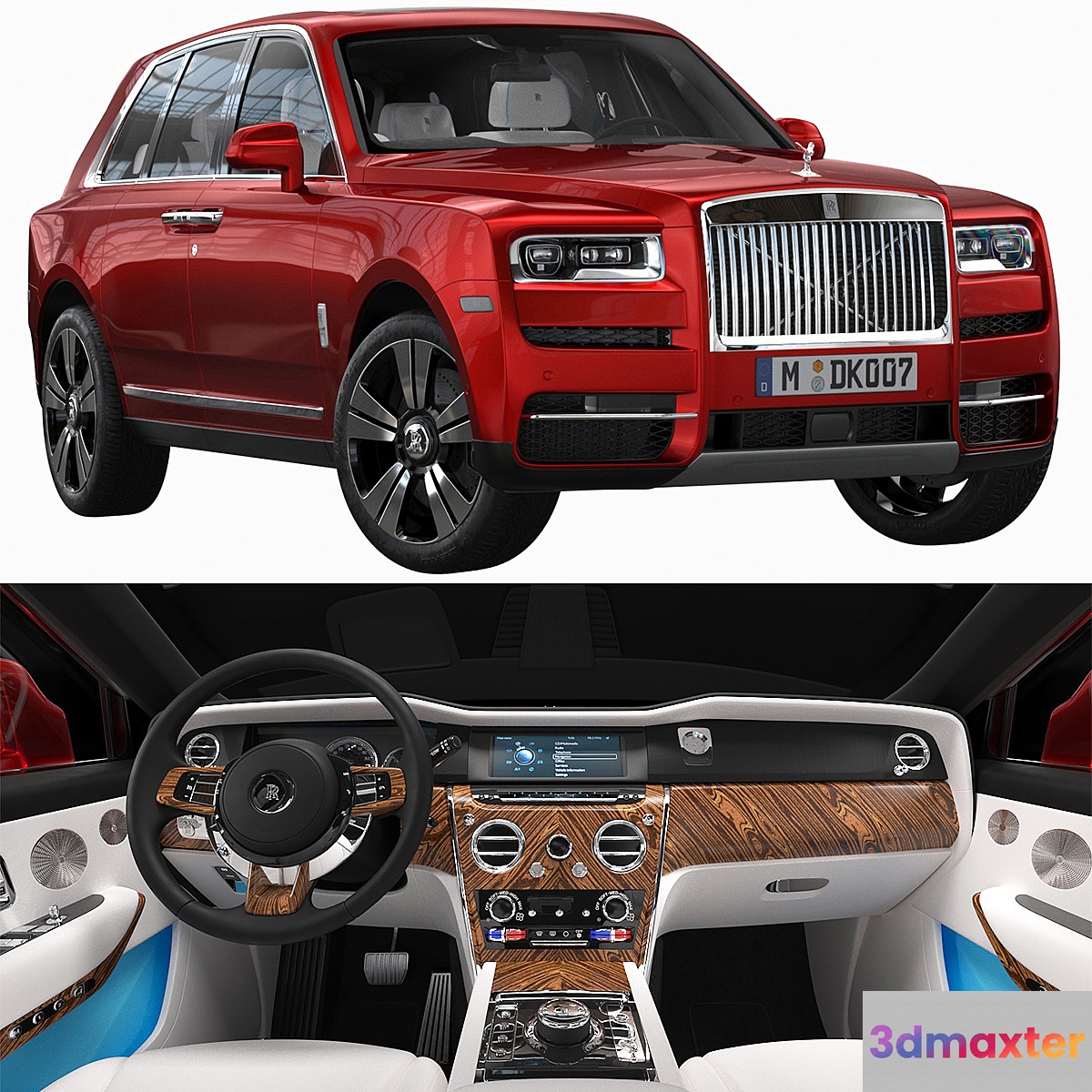 Rolls-Royce Cullinan 3D Max