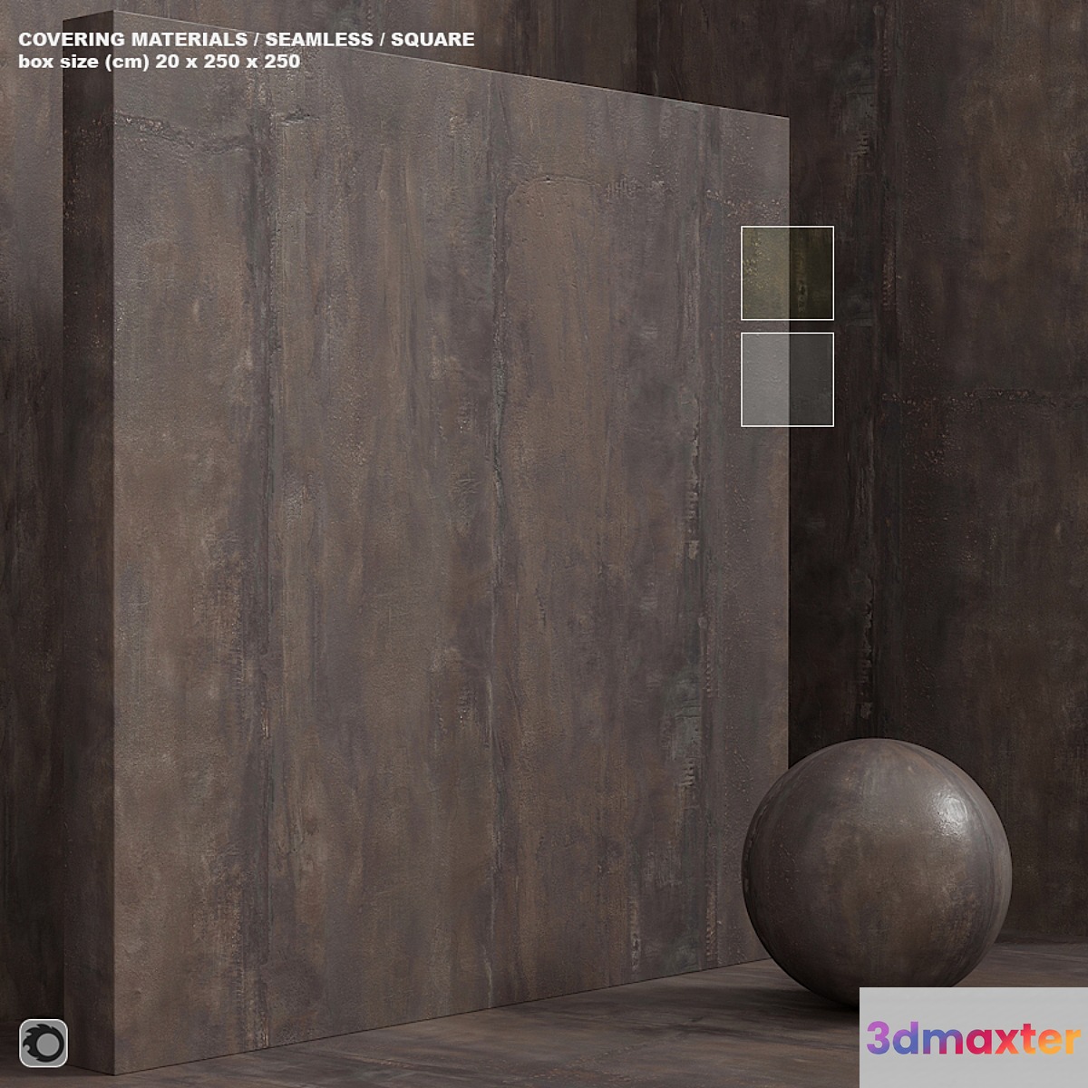 Material (seamless) - plaster rust concrete - set 151 3D Max