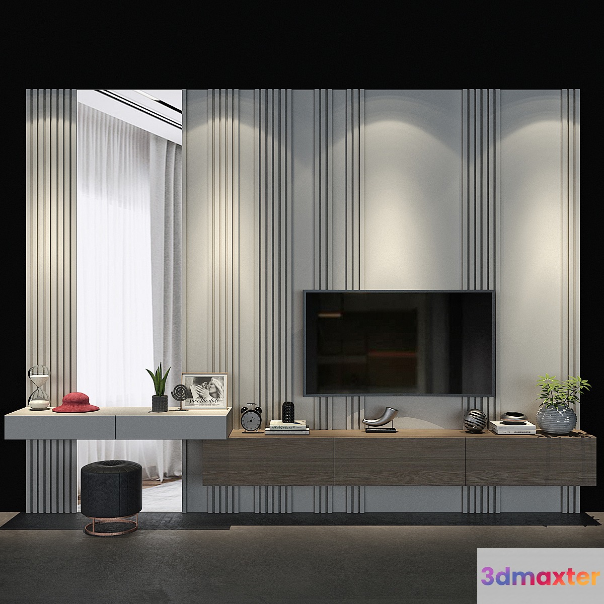 TV wall set 64 - No.2