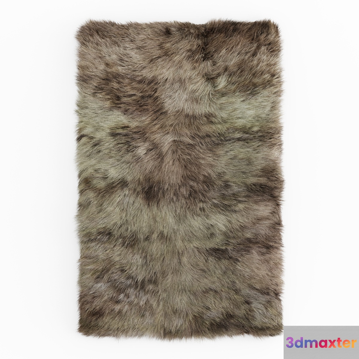 Shaggy Fur Camel Rug