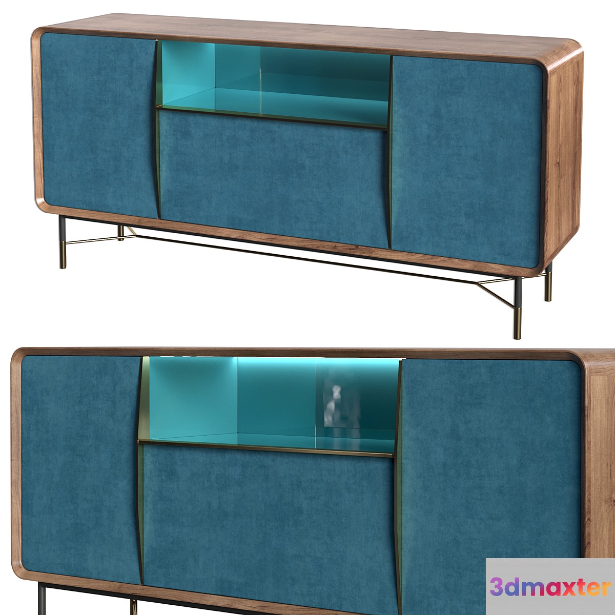 Ulivi Salotti Chantal Blue Sideboard