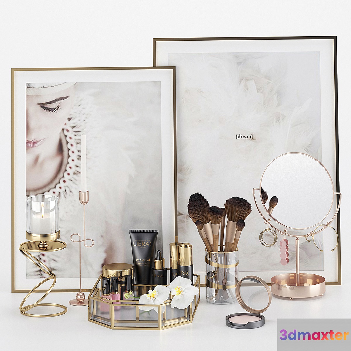 Decorative set 3D Max