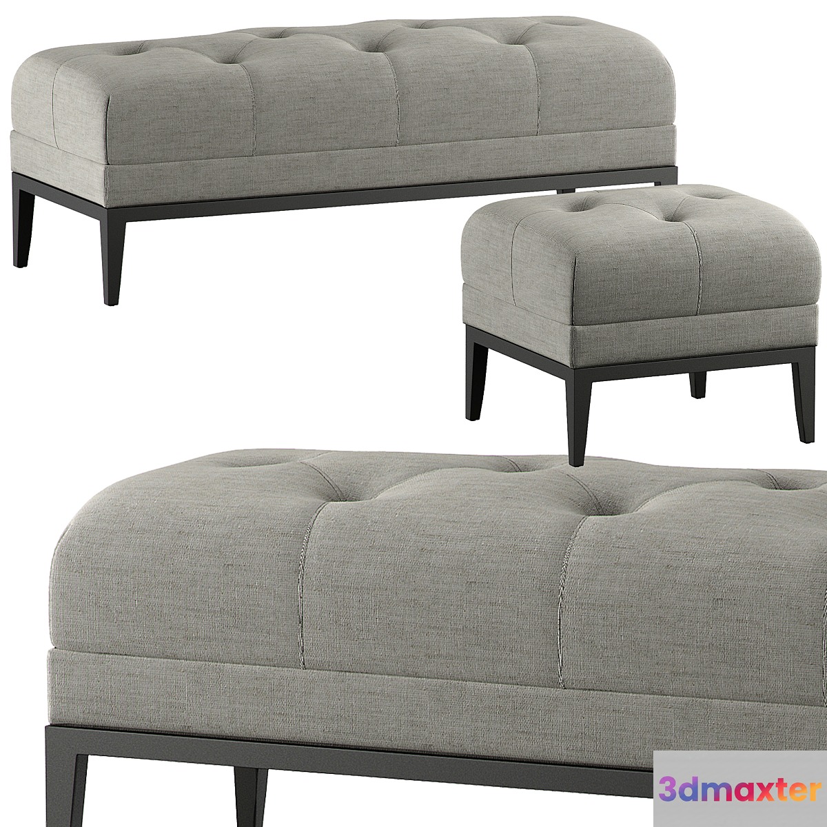 EICHHOLTTZ BENCH CESARE 3D Max