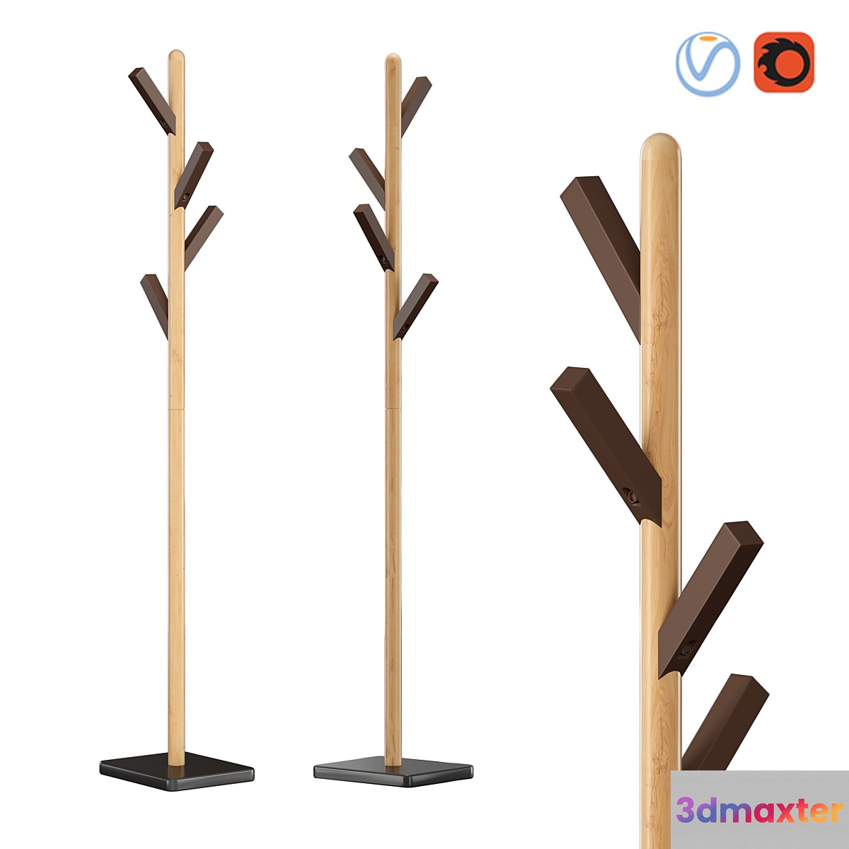 Coat rack Lisa Coat Rack 3D Max