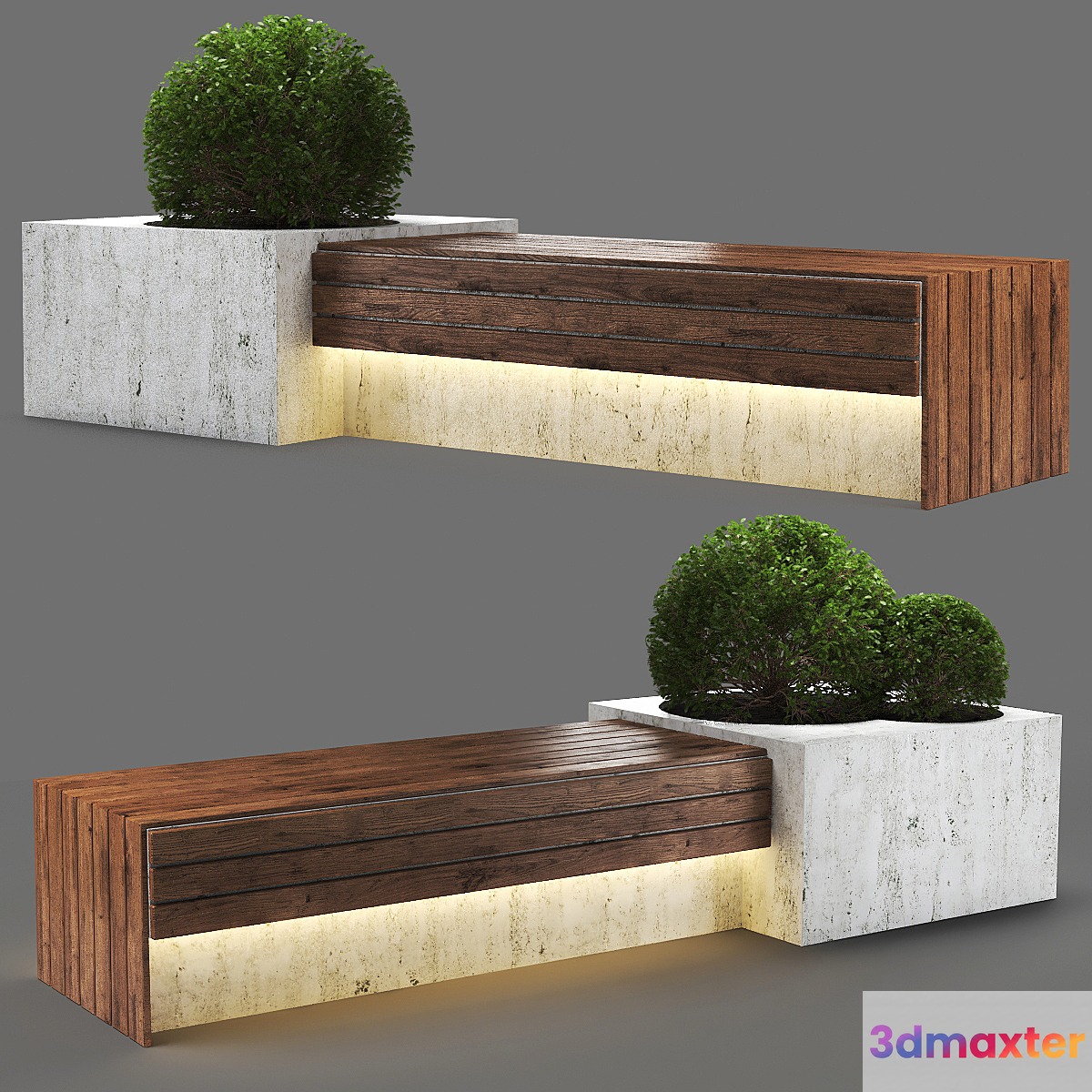 bench1150-280cm 3D Max