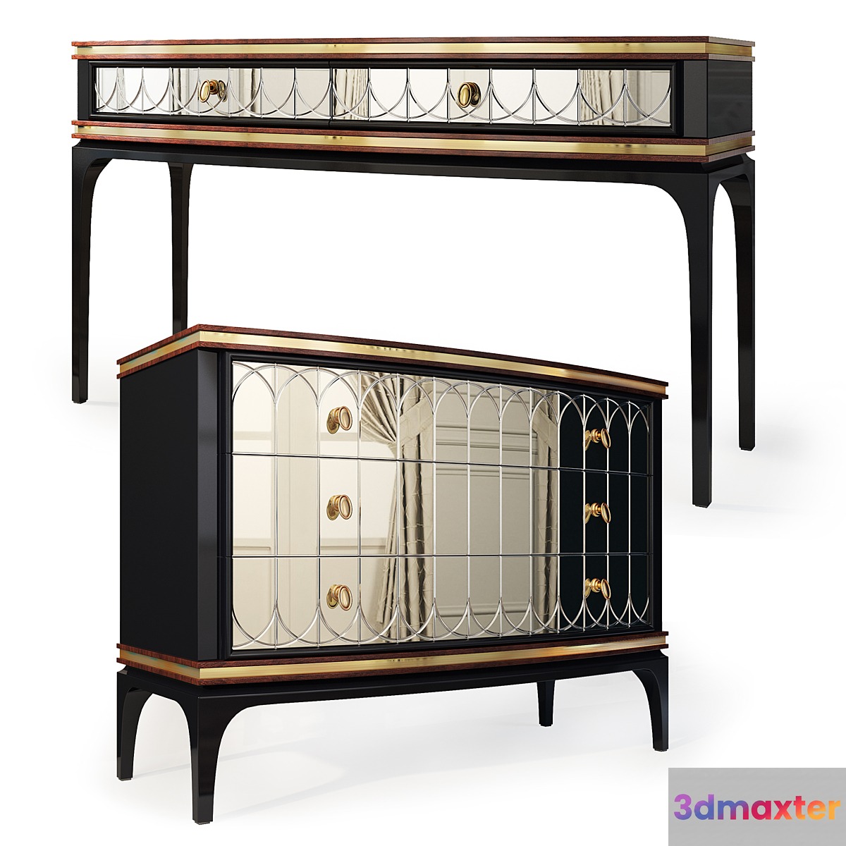 Chest and console Milano. Dresser console by Medusa Home - No.3