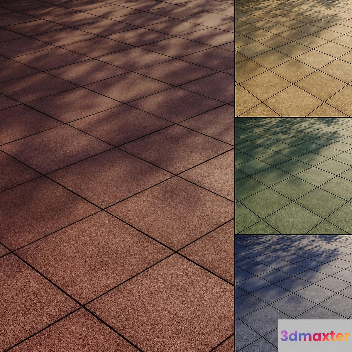 Rubber tile Type 1