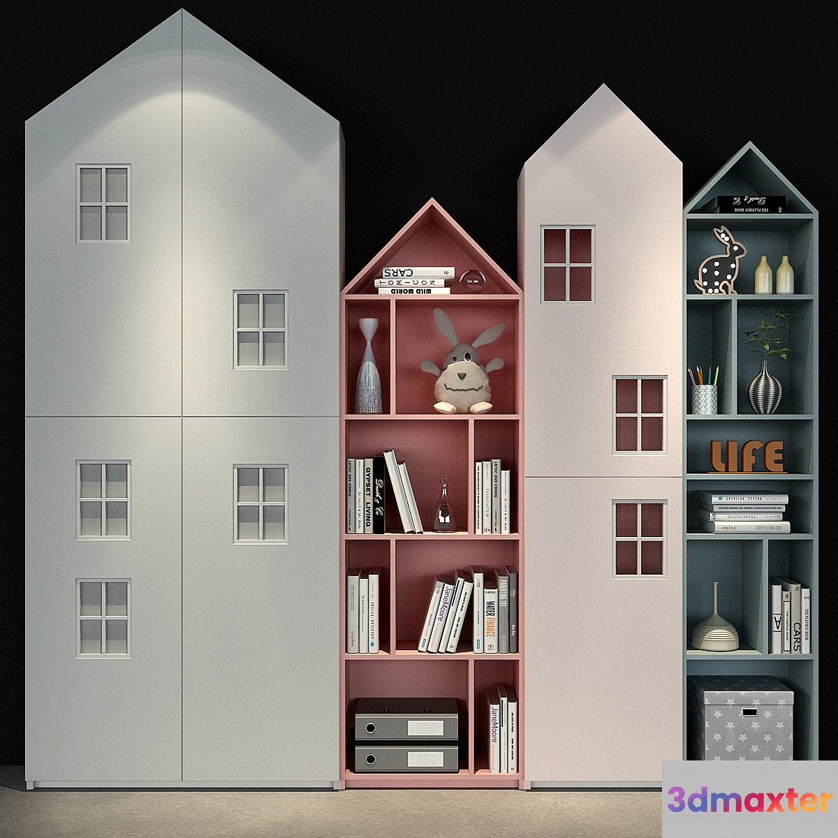 Furniture for a children 0138 3D Max
