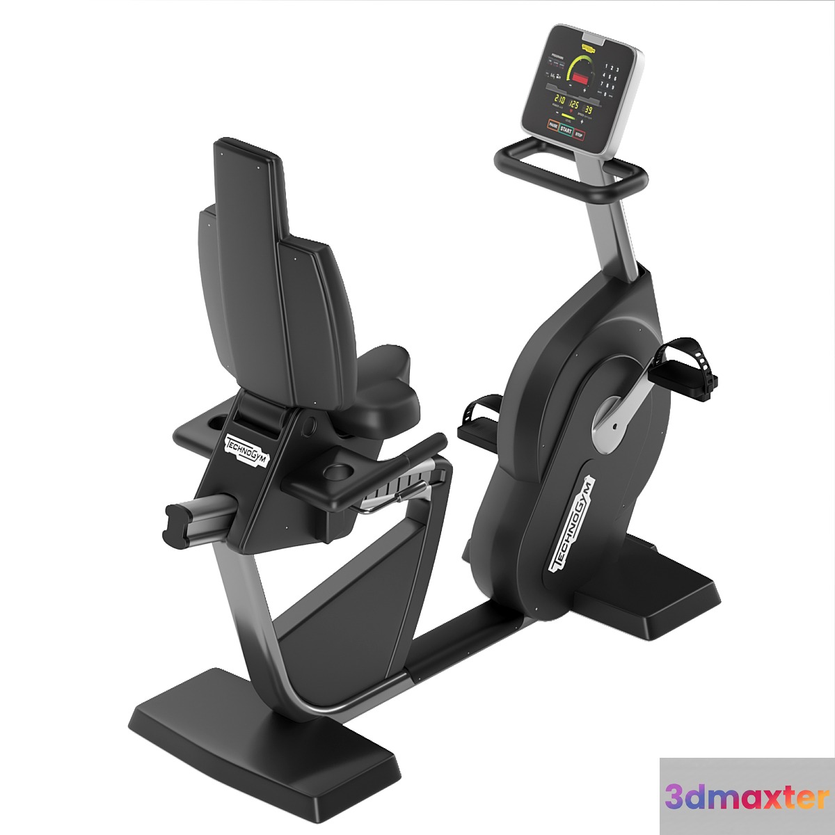 TECHNOGYM RECLINE FORMA BICYCLE 3D Max