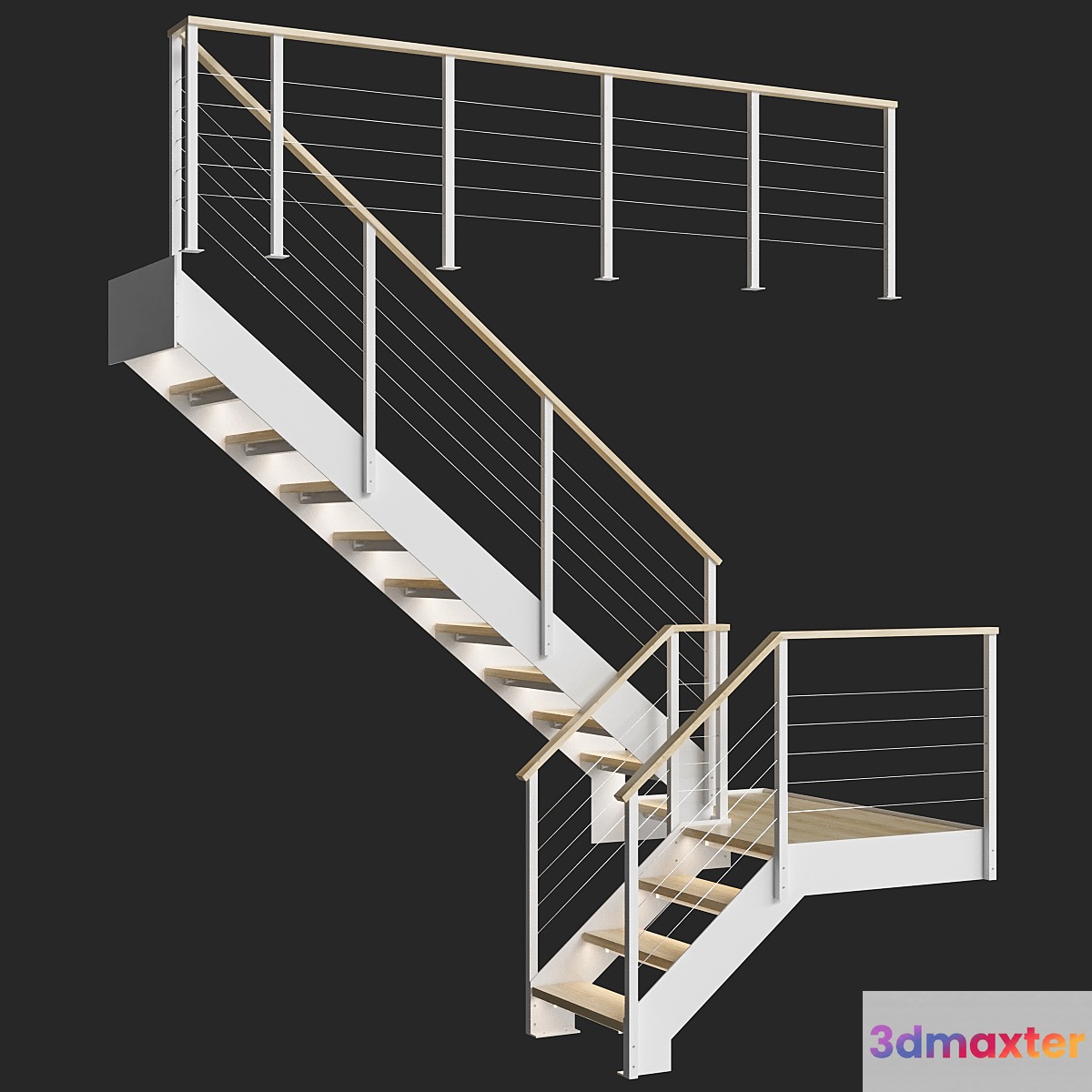 Staircase Loft White