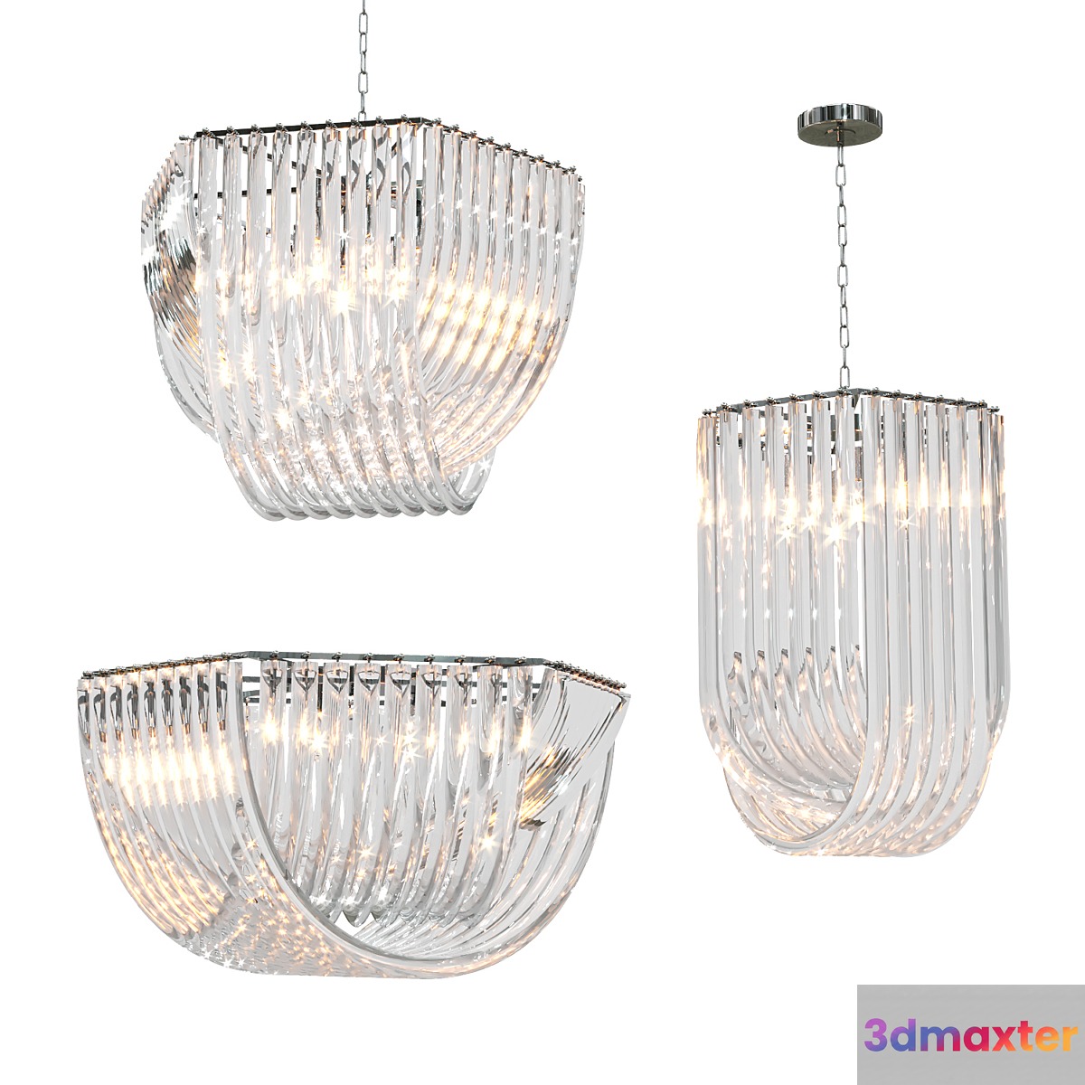 Fixtures Hyeres and Caserta by Eichholtz 3D Max