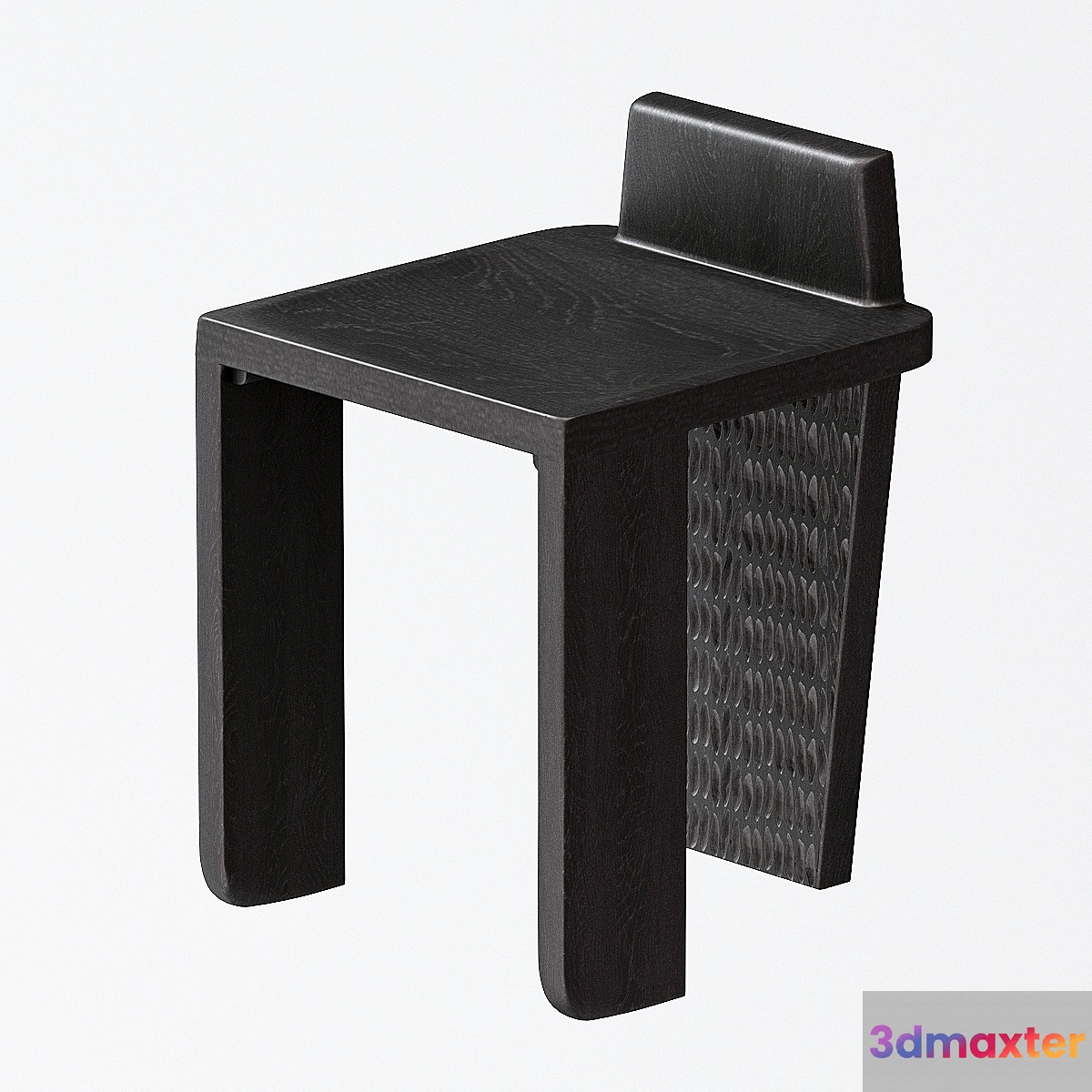 3-leg stool La Redoute Oreus - No.2 3D Max