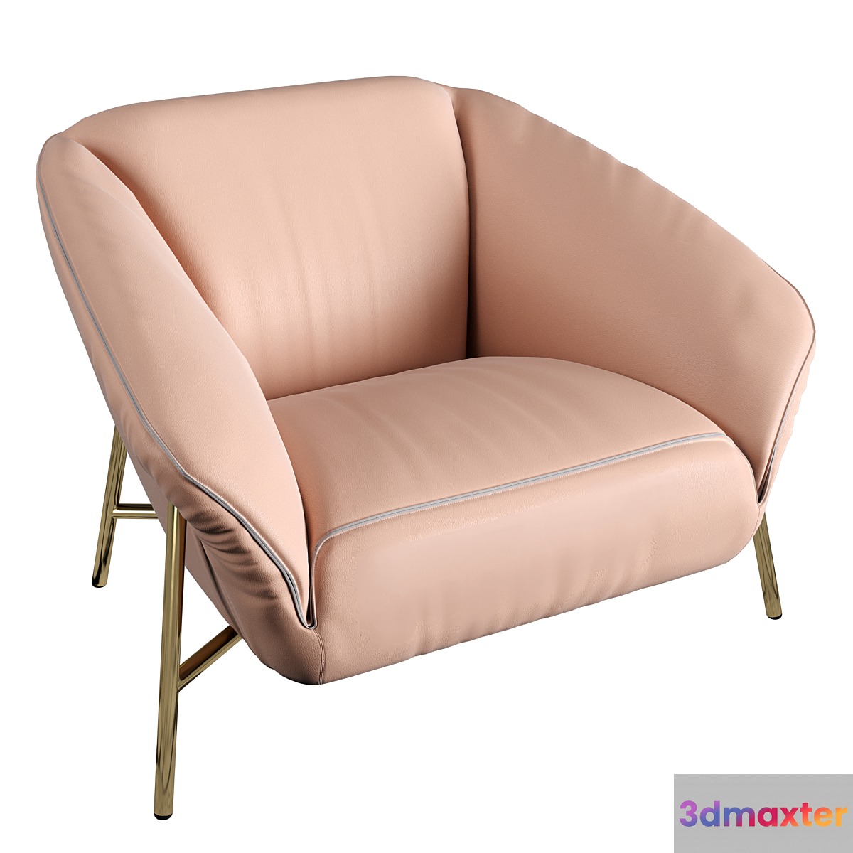 Ulivi Salotti DORA Pink Armchair 3D Max