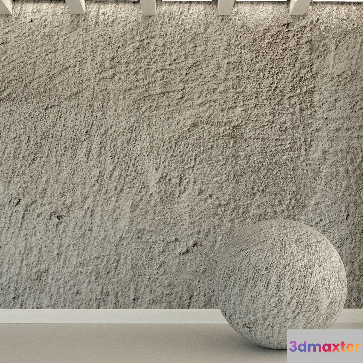 Concrete wall. Old concrete. 126 3D Max