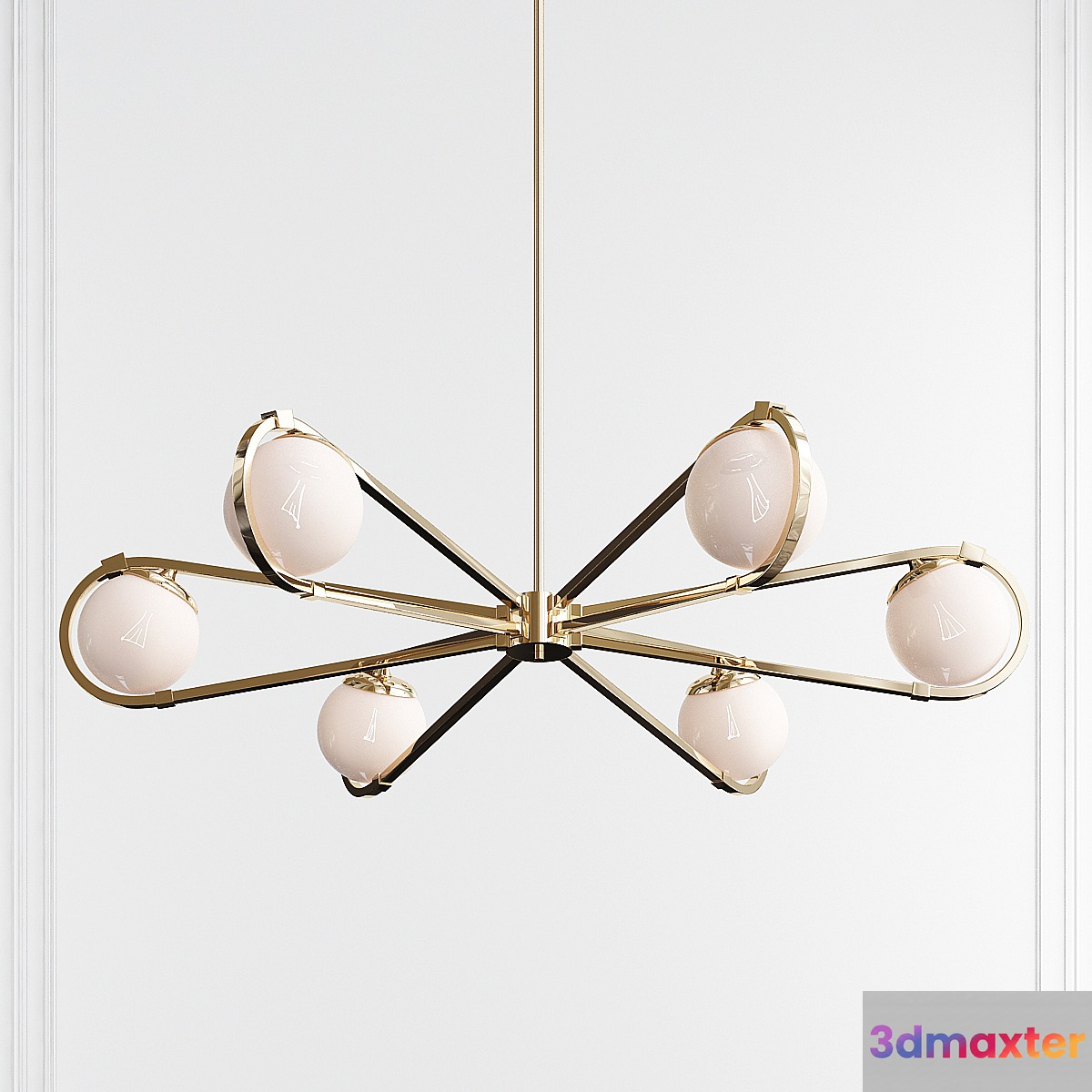 Montvale Chandelier by Currey & Company 3D Max