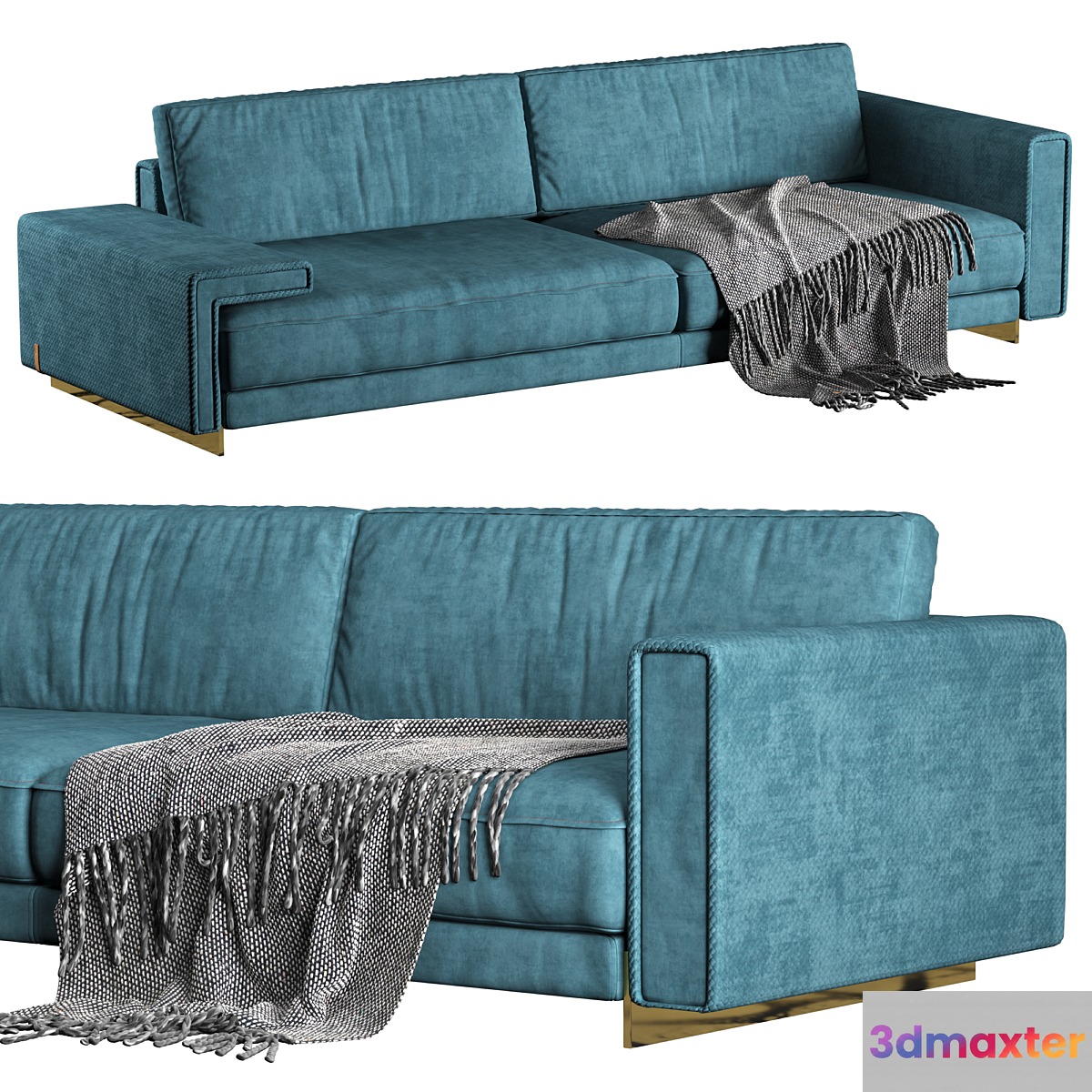 Ulivi Salotti HECTOR BLUE Sofa 3D Max