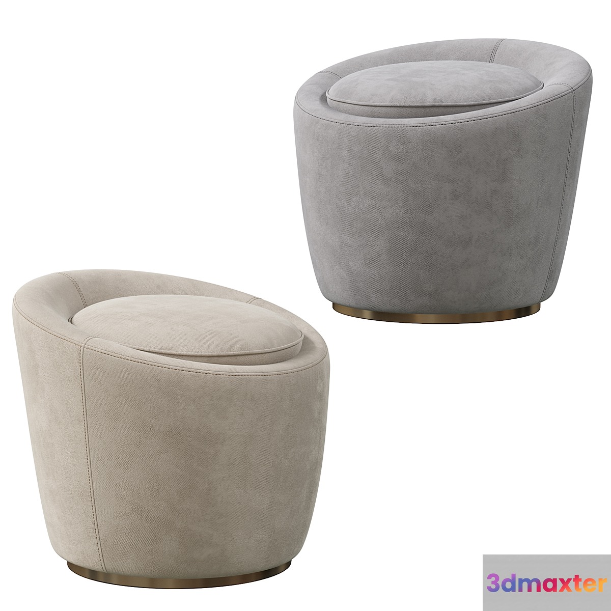 Pouf loren by smania 3D Max