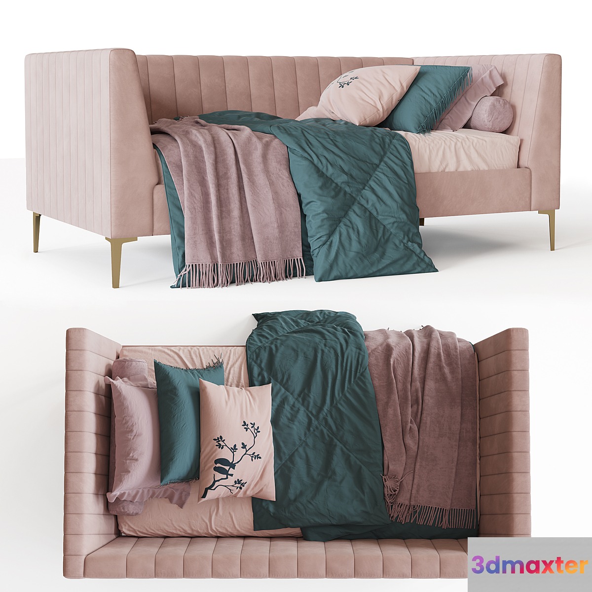 Avalon daybed 3D Max
