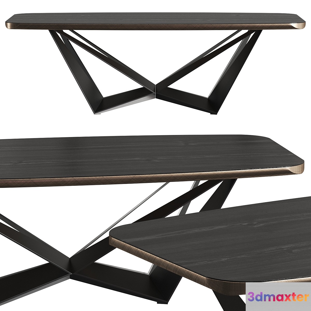 Cattelan Italia Skorpio Wood C Dining Table