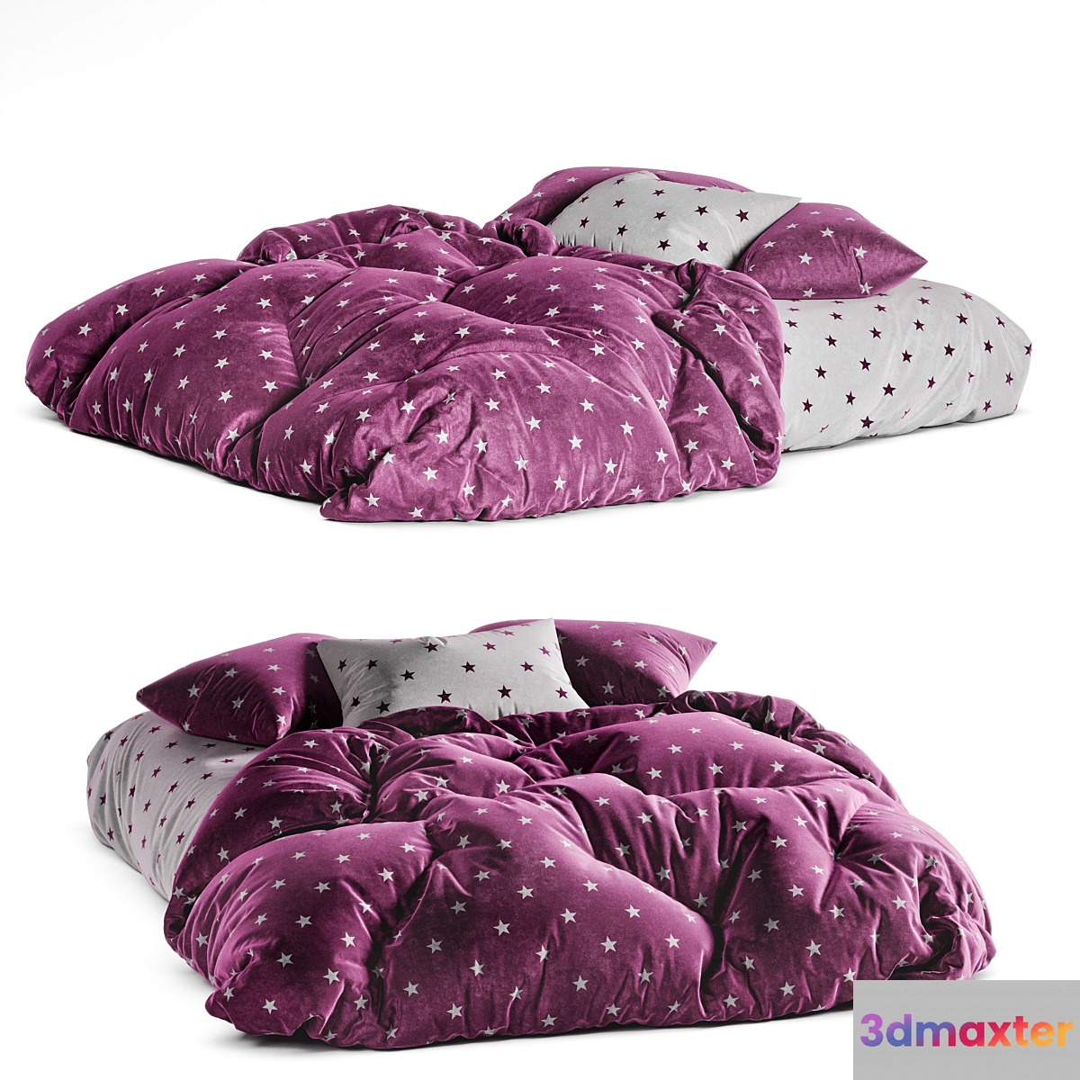 bed linen 1 3D Max